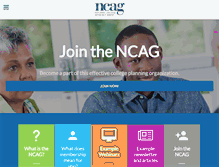 Tablet Screenshot of ncagonline.org